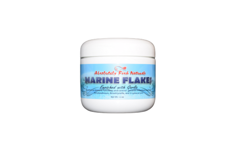 Marine Flakes Enriched with Garlic